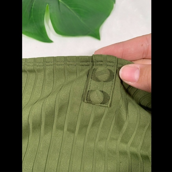 NEW Xhilaration Button‎ Front Cheeky High Waist Bikini Bottoms [ Small ] 3362 - Picture 7 of 12